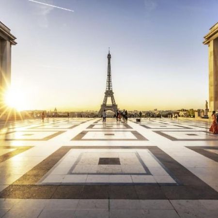 Tour Eiffel Terrasse Vue Seine Apartment Paris Ngoại thất bức ảnh