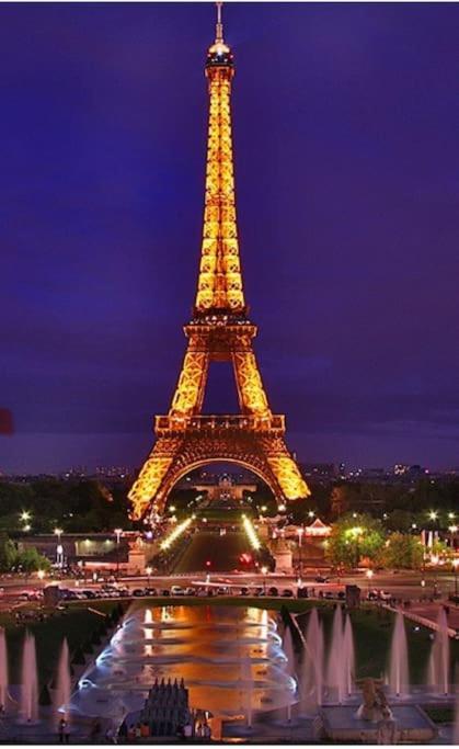 Tour Eiffel Terrasse Vue Seine Apartment Paris Ngoại thất bức ảnh